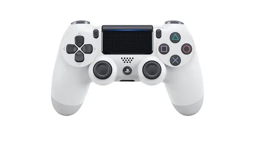Sony PS4 Dualshock 4 2.0 Kabelloser Controller - Weiß - Ergonomischer Wireless-Controller für die Sony PlayStation 4 mit eingebautem Trackpad und Anti-Kratz-Oberfläche, ideal für stundenlangen Spielspaß.