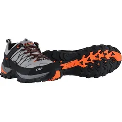 CMP Wanderschuhe Rigel Low WP - Wasserdicht und Komfortabel für Herren - Wanderschuhe mit wasserundurchlässiger CLIMAPROTECT-Membran und CMP FullOn GRIP Sohle, ideal für alle Untergründe. Maximale Stabilität und Komfort dank Kevlar-Schutzband und EVA-Zwischensohle.