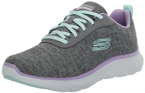 Skechers Damen Flex Appeal 5.0-New Path Sneaker, Grey, 41 EU - Damen-Sneaker, extrem komfortabel und stylisch für den Alltag, ideal für aktive Frauen.