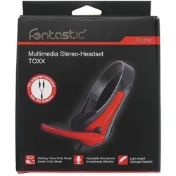 Fontastic TOXX Gaming Headset kabelgebunden Mikrophon Kopfhörer Gaming Comput...