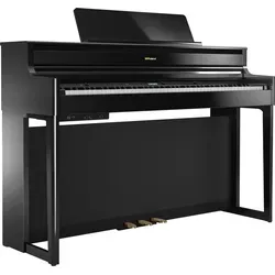Roland HP-704 Schwarz Poliert E-Piano - Keyboards – Erleben Sie die Spielbarkeit und Klangqualität eines Studio-Pianos in einem eleganten Design.