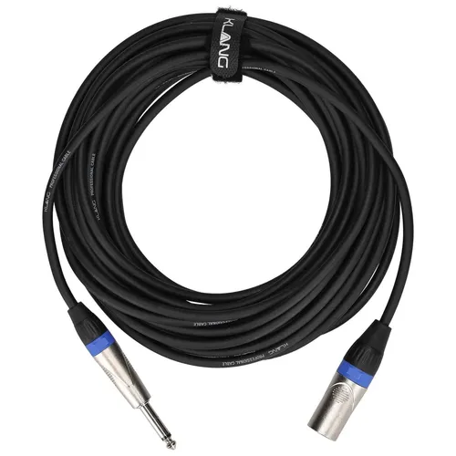 Klang Audiokabel PRO, 10 Meter XLR male - 6,3 Klinke, male, mono