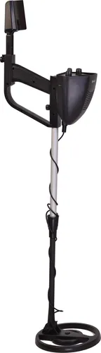 DENVER Metall-Detektor MET-117 - Leichter Metall-Detektor mit wasserdichter 188 mm Suchspule und zwei Modi zur vielseitigen Metallerkennung. Verstellbare Teleskopstange und praktische akustische Signale für eine einfache Handhabung.