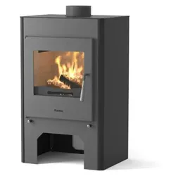 HS Flamingo Espo 3 Kaminofen Schwarz - 9 kW leistungsstarker Holzofen - Kaminöfen: Der HS Flamingo Espo 3 überzeugt mit 9 kW Leistung, modernem Design und hoher Effizienz. Genießen Sie klare Sicht auf die Flammen durch die integrierte Scheibenspülung.
