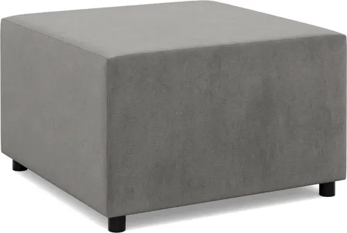 Mebligo Fußstütze Neo 70 x 70 cm - Bequemer Pouf Hocker in Hellgrau - Teil der modernen Neo-Kollektion: Der vielseitige Pouf Hocker dient als Fußstütze oder zusätzlicher Sitzplatz. Aus pflegeleichten, hochwertigen Materialien gefertigt, bietet er Komfort und Stil für Ihr Zuhause.
