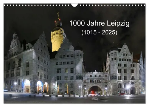 Www. Cknof. de Knof | 1000 Jahre Leipzig (1015 - 2025) (Wandkalender 2025 DIN...