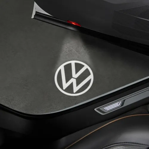 LED-Leuchte mit neuem Volkswagen Logo - Sonstige, modernes Design mit neuem Volkswagen Logo, ideal für Fans und Sammler