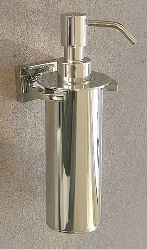OBI Vallona Seifenspender mit Halterung Messing Verchromt Germany