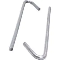 Protektor Abhängedraht mit Haken 125mm Stahl Silber Deckenabhängung