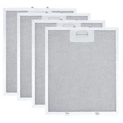 INF 4er-Pack Dunstabzugshaubenfilter für Whirlpool & Ikea - Effektive Fett- und Geruchsfiltration: Dieser Filter sorgt für eine saubere Küchenluft und ist leicht zu installieren. Ideal für Dunstabzugshauben von Whirlpool und Ikea, um eine angenehme Kochumgebung zu gewährleisten.