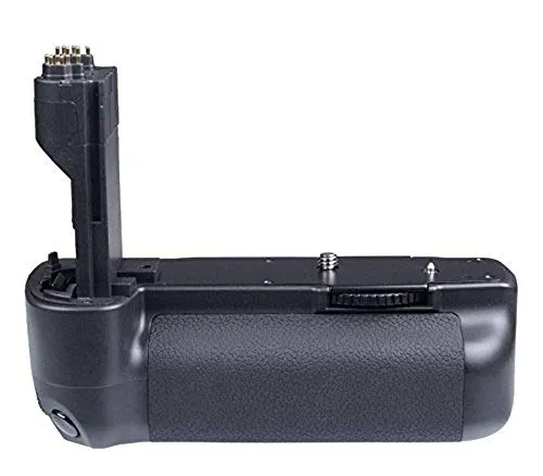 ayex Batteriegriff für Canon EOS 5D Mark II - BG-E6 Akkugriff für Hochformat-Fotografie - Foto- & Video-Zubehör mit ergonomischem Design für sicheres Hochformat-Fotografieren. Verdoppelt die Akkuleistung und ermöglicht längere Aufnahmen ohne häufiges Nachladen.