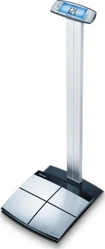 Beurer Zubehörset für BF 100 und BF 105 - Profiset mit Aluminiumstele und Glassockel, für präzise Messungen und elegantes Design in Fitness- und Wellnessbereichen