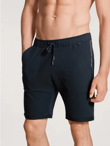 CALIDA Remix Basic Lounge Bermudas Herren - Schlafanzughosen für Herren, Modern Fit aus leicht gerautem Baumwoll-Mix mit Tunnelzug und praktischen seitlichen Eingrifftaschen für einen sportlichen Casual Look.