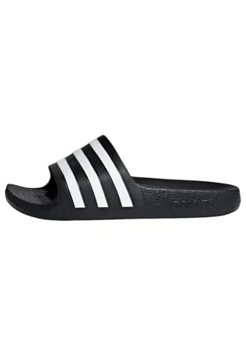 adidas Unisex-Kinder Adilette Aqua K Badeschuhe, Schwarz (Black F35556), 36 EU