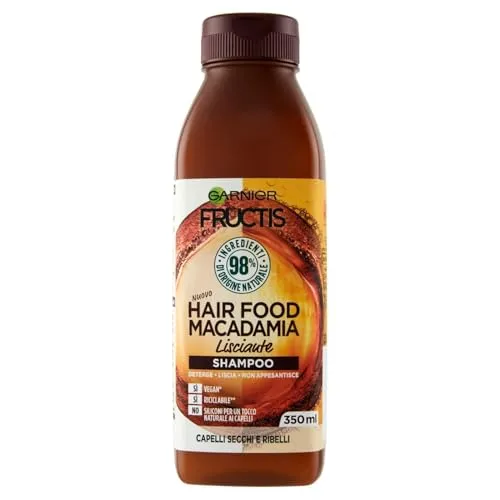 Garnier Shampoo Macadamia Glättend, 350 ml