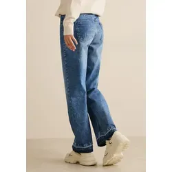CECIL Wide Leg Jeans - Damen-Jeanshosen im Loose Fit, High Waist und Wide Legs, aus bequemem Baumwollmix mit Stretchanteil für optimalen Tragekomfort.