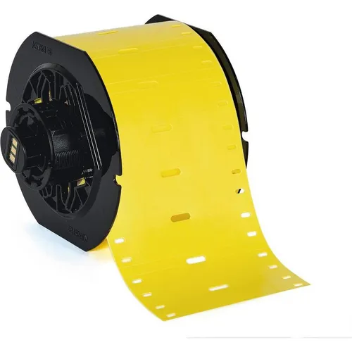 Brady B33-75x15-7643-YL Heatex Schilder, Gelb - Hochwertige Heatex Schilder in Gelb, 75 x 15 mm, ideal für den Einsatz mit BBP33, i3300 und i5300. Langlebig und vielseitig einsetzbar für verschiedene Beschriftungsbedürfnisse.