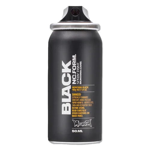 Montana Cans Black 50ml Mini Dose Lack Graffiti Streetart Bombing Pocket Can