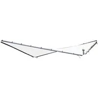 Siena 261633 Garden Dach Berlino, 400 x 400cm, Weiß - Pavillon Dachbezug aus robustem, pflegeleichtem Polyester mit PU-Beschichtung, reiß- und knickfest. Ideal für den SIENA GARDEN Pavillon BERLINO.