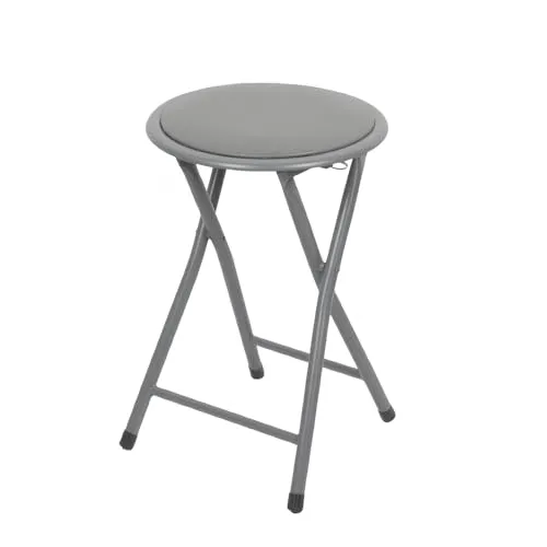 Urban Living Klapphocker Klapp-Hocker Küchenhocker Klappstuhl Sitzhocker Grau