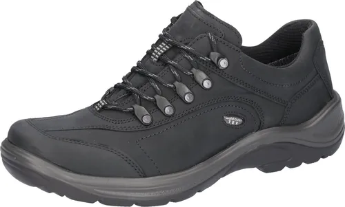 WALDLÄUFER HAYO Herren Sneaker Gr. 11 (46) - Sportliche Herren Sneaker aus atmungsaktivem Nubukleder in nachtblau mit herausnehmbarer Innensohle und Bequemweite G für optimalen Tragekomfort.