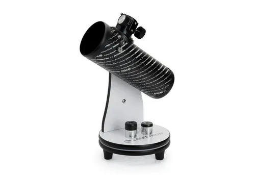 Celestron Teleskop FirstScope 76/300 - Teleskop für Einsteiger mit einfacher Bedienung, ideal für die Beobachtung von Mond und Planeten. Leicht und kompakt, perfekt für unterwegs!
