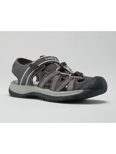 Kamik Women's Islander2 Sandalen 37 | EU 37 grau - Bequeme und wasserdichte Damen-Sandalen in Grau, Größe 37, mit veganem Material und Schnellschnürung - ideal für den Alltag. Entdecken Sie weitere Top-Angebote von Kamik!
