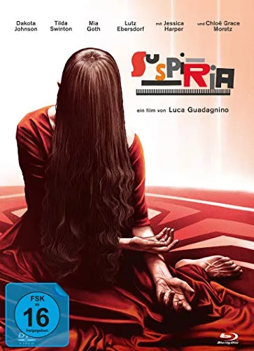 Suspiria (Mediabook B, Blu-ray + DVD) - Filme: Brillante Neu-Interpretation des Horror-Klassikers von Luca Guadagnino mit fesselndem Soundtrack von Thom Yorke und umfangreichen Extras.
