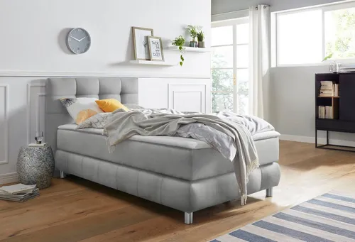 Home affaire Boxspringbett Salo, incl. Topper, 6 Breiten, 2 Härtegrade, TFK auch in Härtegrad 4