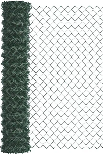Gust. Alberts Viereckgeflecht Maschendrahtzaun 25 m - Gartenzäune, robuster grüner Maschendrahtzaun RAL 6005, ideal für sichere Grundstücksabgrenzungen und Gartenprojekte.