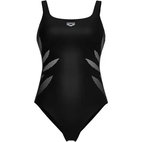 ARENA Damen Badeanzug SWIMSUIT MILENA WING BACK C CUP - Badeanzug für aktive Frauen, mit Shaping Technologie für eine schmeichelhafte Silhouette und optimalem Halt. Ideal für Schwimmbad, Strand und Wellness.