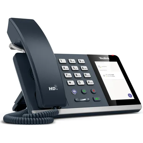 Yealink MP45 Teams USB Phone - Festnetztelefon mit 10,2 cm Touchscreen und HD-Audioqualität, ideal für moderne Teamarbeit dank integrierter Microsoft Teams-Taste und Plug-and-Play-Design.
