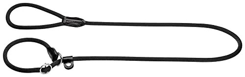 HUNTER FREESTYLE Retriever-Leine - Klassische Hundeleinen, witterungsbeständig mit integrierter Halsung für optimalen Tragekomfort und fellschonende Nutzung - ideal für Hundetraining und Freizeit.