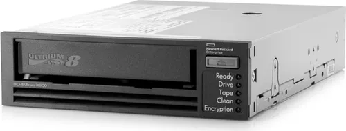 HPE StoreEver LTO-8 Ultrium 30750 - Hochleistungs-Bandlaufwerk - Sonstige Speichermedien, bietet hohe Kapazität von bis zu 30 TB und integrierte Verschlüsselung für maximale Datensicherheit.