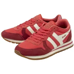 Gola Sneaker Daytona Chute 2025 - Korallenrot/Dunkelrot/Offweiß Damen - Sneaker mit Vintage-Charme, übergroßer EVA-Zwischensohle und femininer Farbpalette – die perfekte Wahl für Modebewusste!