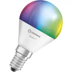 LEDVANCE WLAN-Lampe SMART+ WiFi Classic P40 RGBW E14 4,9 W matt