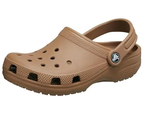 Crocs Unisex Kinder Classic Clog T Clog, Milk Chocolate, 27/28 EU - Bequeme Kinderclogs aus leichtem Material, ideal für den Alltag. Atmungsaktiv und einfach zu reinigen, mit schwenkbarem Fersenriemen für optimalen Halt.