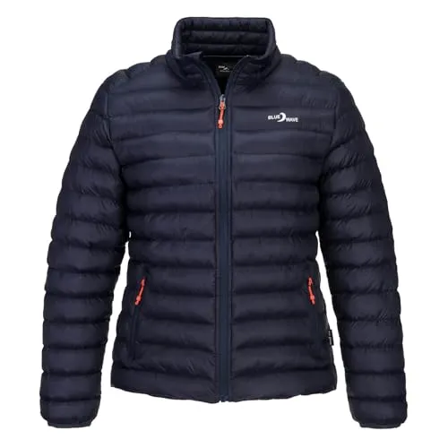 Blue Wave Damen Steppjacke Ornella - Leichte, packbare Jacke in Marine Größe 42 - Die Blue Wave Damen Steppjacke Ornella bietet einen sportlich-eleganten Look und angenehme Wärme. Ideal für wechselhaftes Wetter, lässt sie sich platzsparend im mitgelieferten Beutel verstauen und ist perfekt für Reisen und Freizeit.