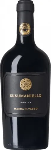 Susumaniello Puglia IGP Rosso Masca del Tacco – Eleganter Rotwein aus Apulien - Entdecken Sie den Susumaniello Puglia IGP Rosso von Masca del Tacco. Dieser trockene Rotwein begeistert mit komplexen Aromen und eleganter Struktur – der perfekte Begleiter für herzhaftes Essen oder besondere Anlässe.