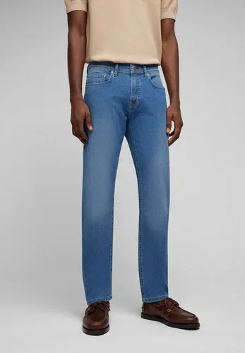 HECHTER PARIS Tapered-fit-Jeans blau W33/L34 - Hochwertige Jeans in steel blue, tapered fit für einen modernen Look. Perfekt für den Alltag, hautfreundlich und pflegeleicht bei 30°C.