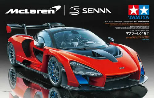 Tamiya 300024355 McLaren Senna 1:24 Bausatz - Automobile - Detaillierter Modellbausatz des 800 PS starken McLaren Senna mit realistischem Monocoque-Design und drehenden Rädern für ein authentisches Erlebnis.