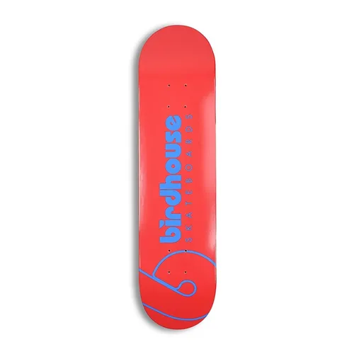Birdhouse Team Logo Skateboard Deck 7.75" rot - Cruiserboard mit hochwertigem Team Logo Design, geeignet für Einsteiger und Fortgeschrittene. Das Medium Concave sorgt für sicheren Stand und hervorragenden Pop.