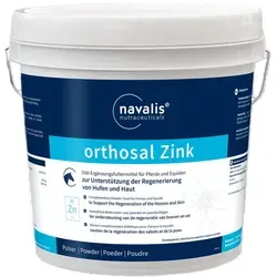 orthosal® ZINK HORSE 5kg Eimer - Zink-Mikronährstoff für Pferde, unterstützt Haut, Immunabwehr und Sinne. Ideal zur Ausgleichung von Zinkmangel und für eine gesunde Entwicklung.