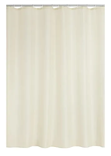 RIDDER Duschvorhang Textil Uni beige 180x200 cm