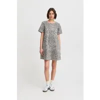 Kleid IXJILLA Regular Fit mit Animal-Muster - Stylisches Mini-Kleid im Animal-Design. Der lockere Schnitt und die kurzen Ärmel sorgen für einen angenehmen Tragekomfort und vielseitige Einsatzmöglichkeiten.