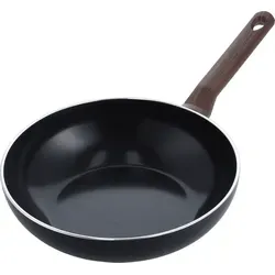 BK Simply Ceramic Keramischer Wok 28 cm - Der BK Simply Ceramic Wok 28 cm bietet eine PFAS-freie Keramikbeschichtung für gesundes Kochen. Ideal für schnelles Anbraten und vielseitig einsetzbar auf allen Wärmequellen. Der hitzebeständige Kunststoffgriff ermöglicht sicheres Servieren am Tisch.