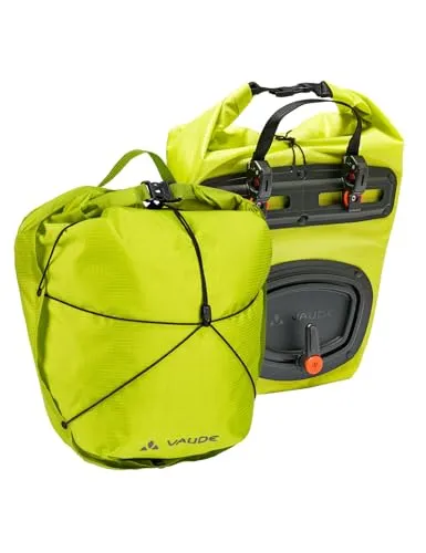 VAUDE Aqua Front Light Vorderradtaschen - Fahrradtaschen mit integrierter Beleuchtung für mehr Sicherheit im Straßenverkehr, ideal für Radfahrer bei jedem Wetter.