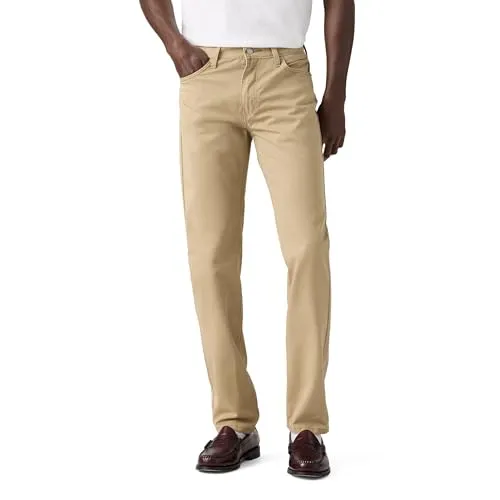 Levi's® Slim-fit-Jeans 511 SLIM mit großem Logo-Badge - Beige 33 - Modische Slim-fit-Jeans aus elastischem Denim für optimalen Tragekomfort. Mit angesetztem Bündchen und schmaler Beinform ideal für lässige Outfits.