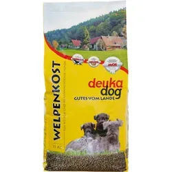 Deuka Dog Welpenkost 15 kg - Aufbaunahrung für gesunde Welpen, hochwertige Proteine und MOS für starke Abwehrkräfte