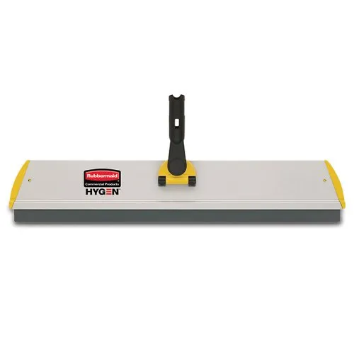 Rubbermaid Commercial Products HYGEN Quick-Connect Wischrahmen – 61 cm Silber – Flacher Aluminiumrahmen für professionelle Bodenreinigung und Staubwischen – Kompatibel mit HYGEN System